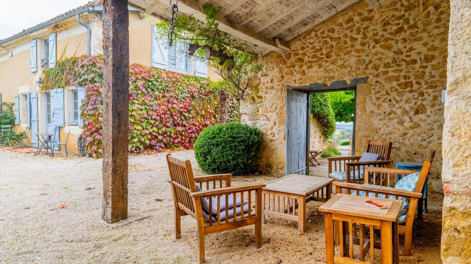 Propriete Le Monneton Bed & Breakfast Sainte-Christie Eksteriør bilde