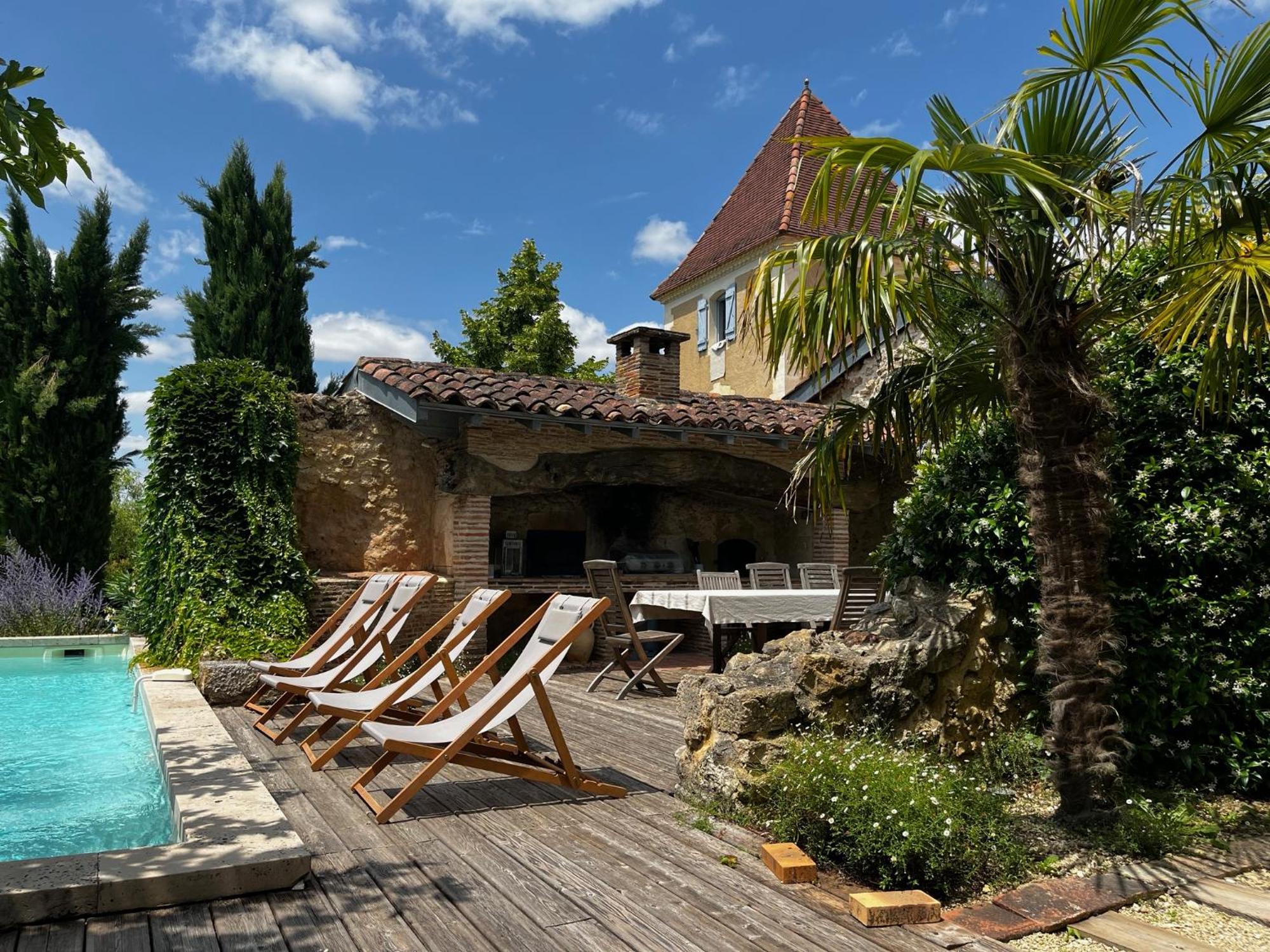 Propriete Le Monneton Bed & Breakfast Sainte-Christie Eksteriør bilde